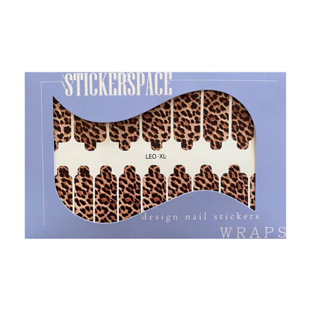 Наліпки для дизайну нігтів StickersSpace Leopard XL (105112)